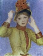 Bust of a Woman with Yellow Corsage
